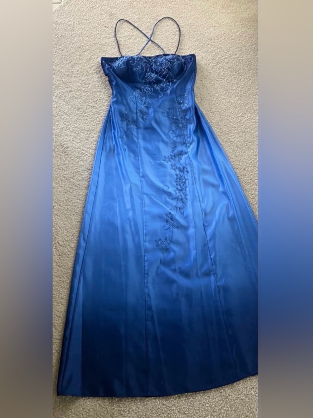 JUMP apparel co. by Wendye Chaitin beautiful 💙 sequin dress/gown